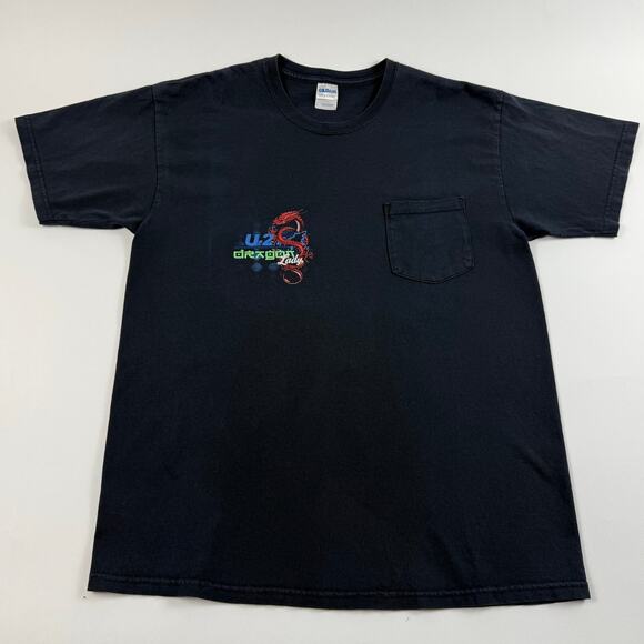 U-2 Dragon Lady Spy Plane USAF In God We Trust We Monitor Y2K Black Shirt Large - Picture 2 of 6